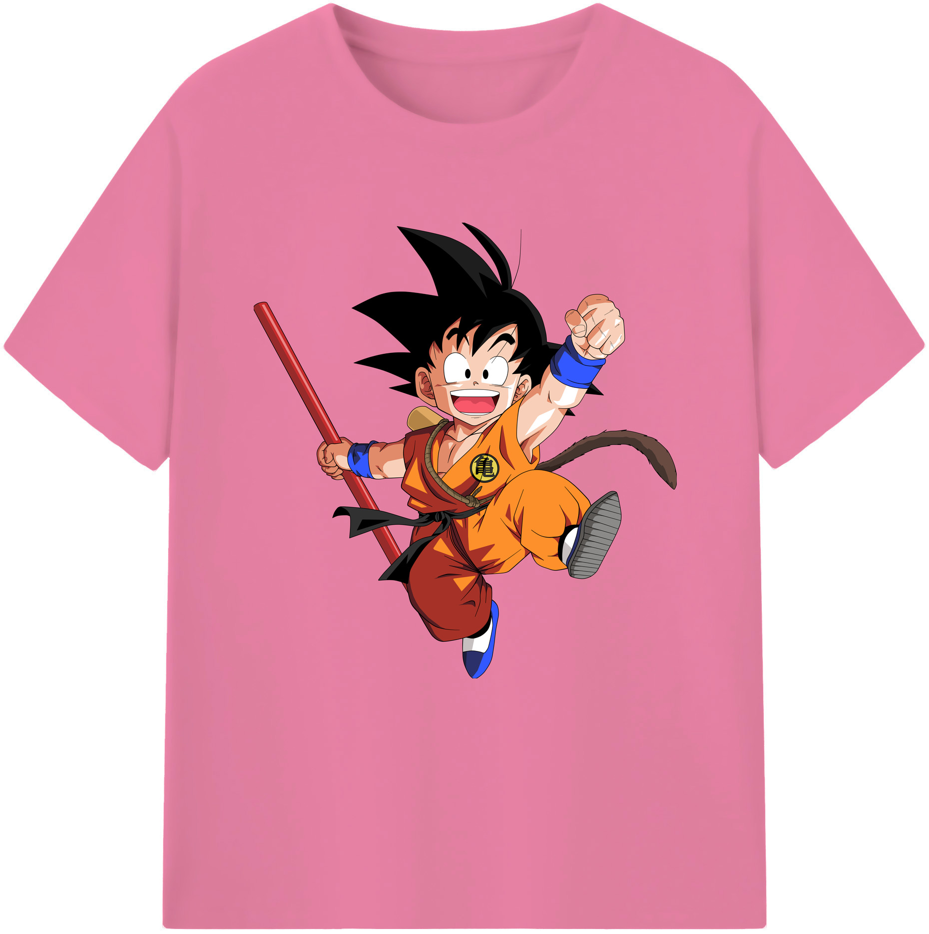 （画像用） ドラゴンボール 孫悟空（そん ごくう）Son Goku カカロット DRAGON BALL Kakarotto 綿100％半袖Tシャツ（フロントプリント）